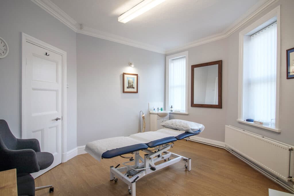 The Vale Physiotherapy treatment Room