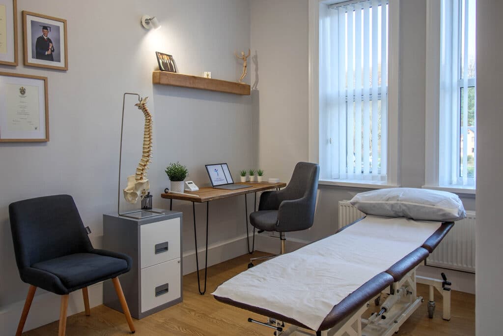 The Vale Physiotherapy treatment Room